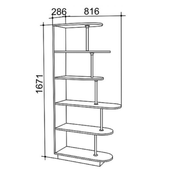 Стойка 1 Дуб млечный