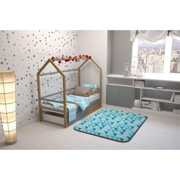 Детская кровать-домик Бельмарко Svogen дерево-графит