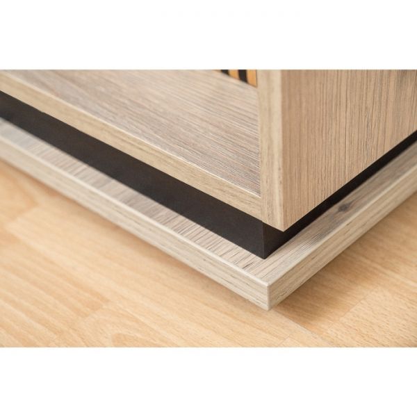 Тумба ТВ Nature 3, 1680 ? 416 ? 537 мм, цвет гаскон пайн / чёрный