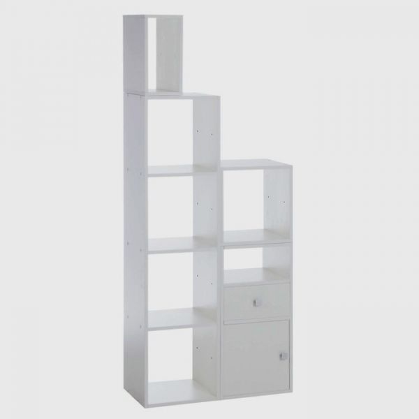 Стеллаж №4 DICE CUBE 4 секции, 360х320х1395, Белый