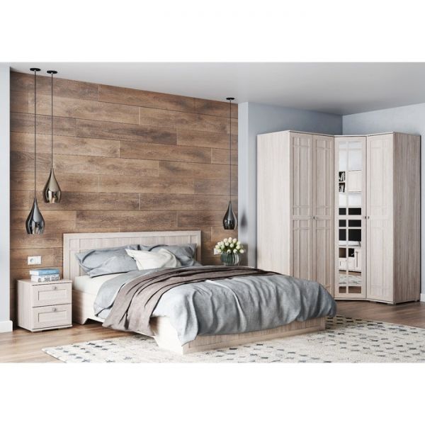 Шкаф ШР-2 РИВЬЕРА 2100х800х570 Ясень Шимо Светлый