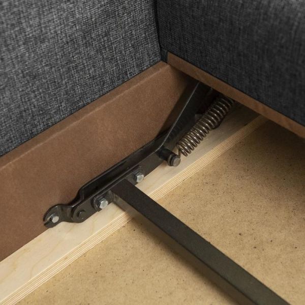 Диван "Матис" c подлокотниками, ткань рогожка Melange