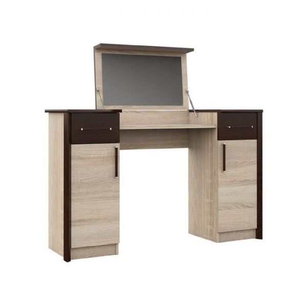 Стол туалетный «Эшли», 1220 ? 471 ? 760 (1175) мм, цвет венге / дуб сонома