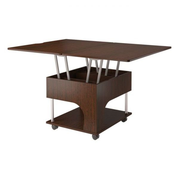Стол-трансформер "Ричмонд", 520(897)х900(620)х1240 мм, венге