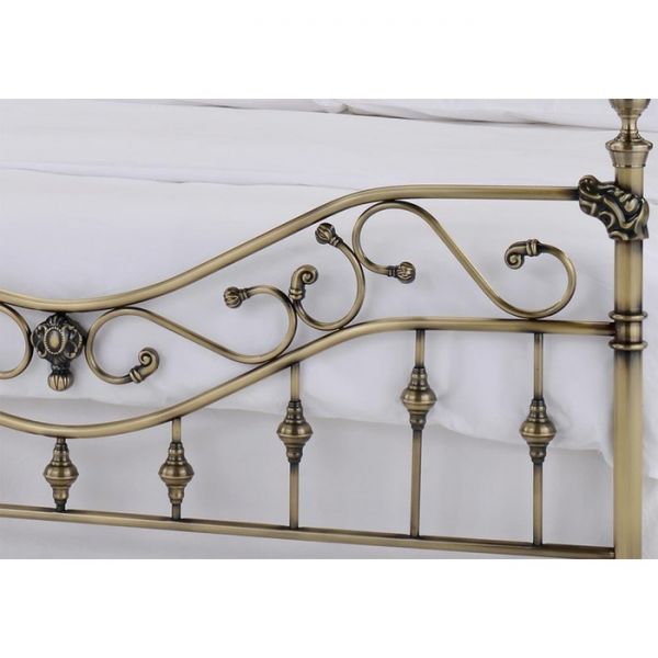 Кровать CHARLOTTE 160х200 см,  Античная медь