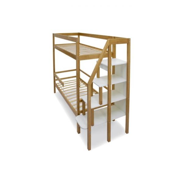 Детская двухъярусная кровать Бельмарко Svogen дерево
