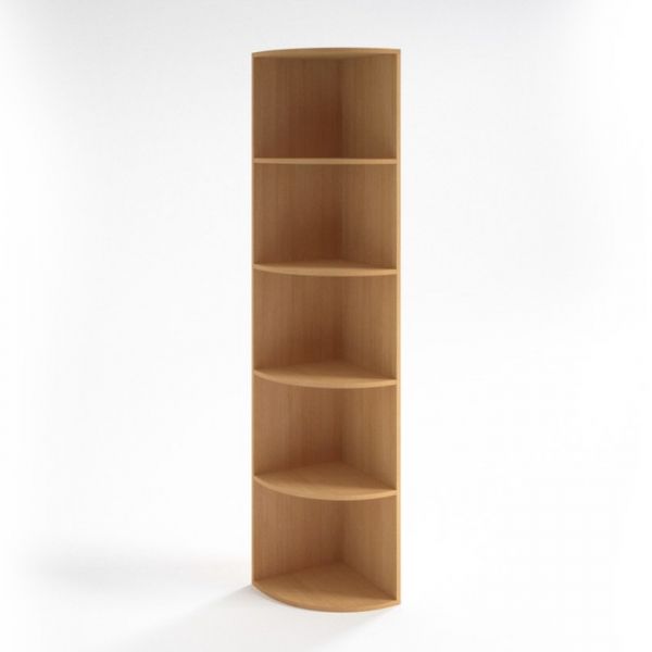 Шкаф угловой низкий НШ-13, 380х380х1153 мм, белый шагр