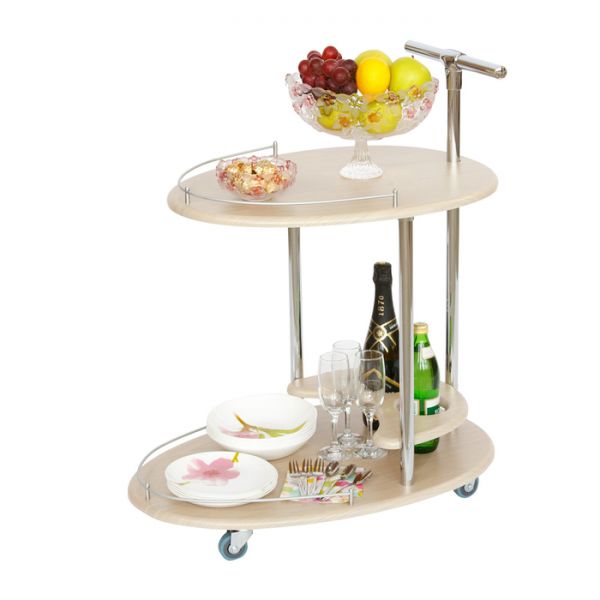 Стол сервировочный «Фуршет», 700 ? 470 ? 805 мм, цвет дуб белёный