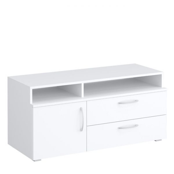 Тумба ТВ «Париж», 1102 ? 450 ? 500 мм, цвет белый