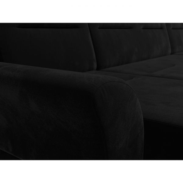 П-образный диван «Клайд», механизм дельфин, микровельвет, цвет бежевый