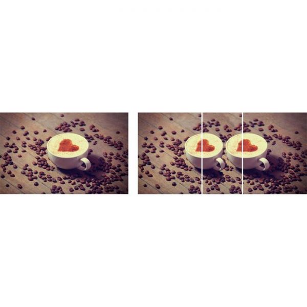 Стол поворотно-раскладной "Ника", Орхидея 3, покрытие стекло, подстолье белёный дуб