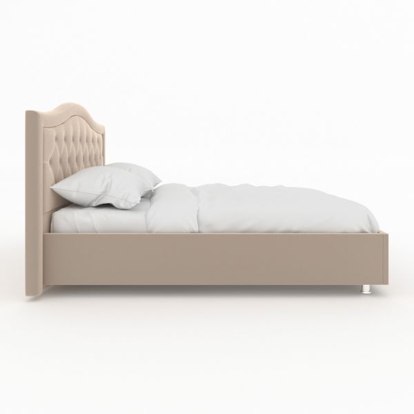 Кровать «Ротонда» с ПМ, 140 ? 200 см, ортопедическое основание, цвет Star Velvet 7 Beige