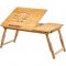 Столик-трансформер для ноутбука, планшета и завтрака в постели, 550 ? 350 ? 370 мм, бамбук