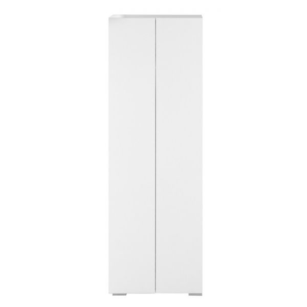 Шкаф 2х ств КЕОС с выдвижной штангой, 600х400х1800,  Белый