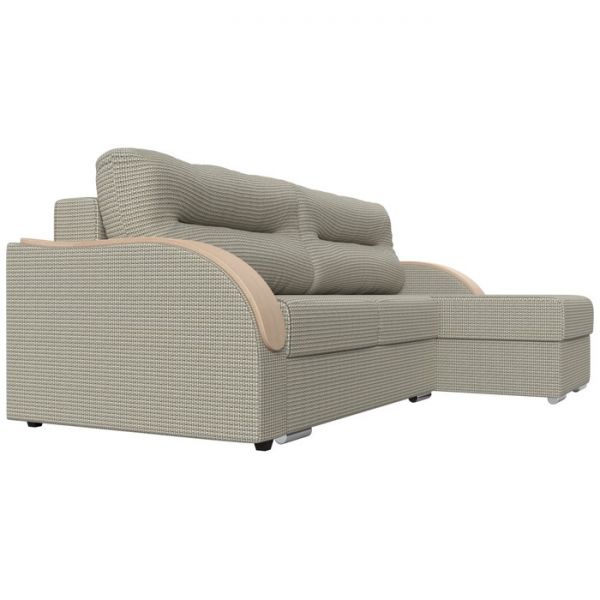 Угловой диван «Дарси», механизм еврокнижка, рогожка, цвет корфу 02