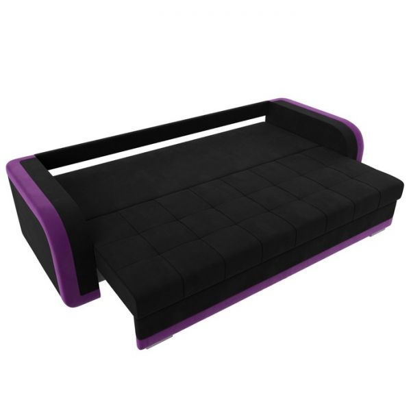 Диван прямой «Марсель», механизм еврокнижка, микровельвет, цвет бежевый / зелёный