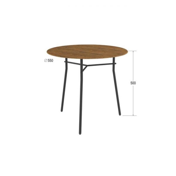 Стол журнальный «Ники», 550 ? 550 ? 500 мм, цвет белый