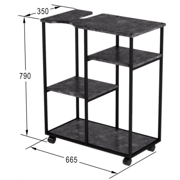 Подставка для воды «Уотер LOFT», 665 ? 350 ? 790 мм, цвет дуб американский