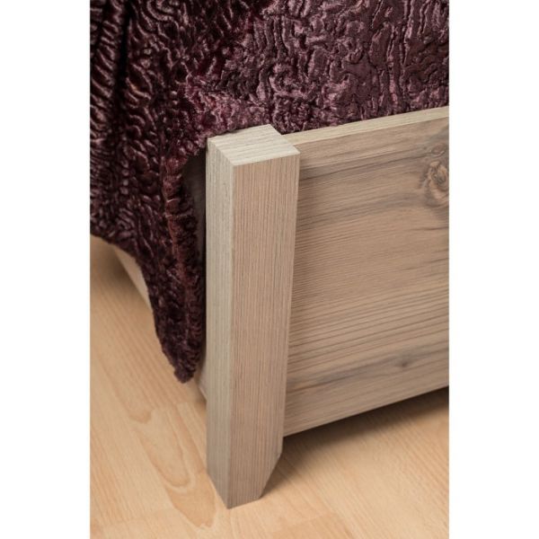 Кровать Люкс с подъёмным механизмом Nature 308, 1400 ? 2000 мм, цвет гаскон пайн / чёрный