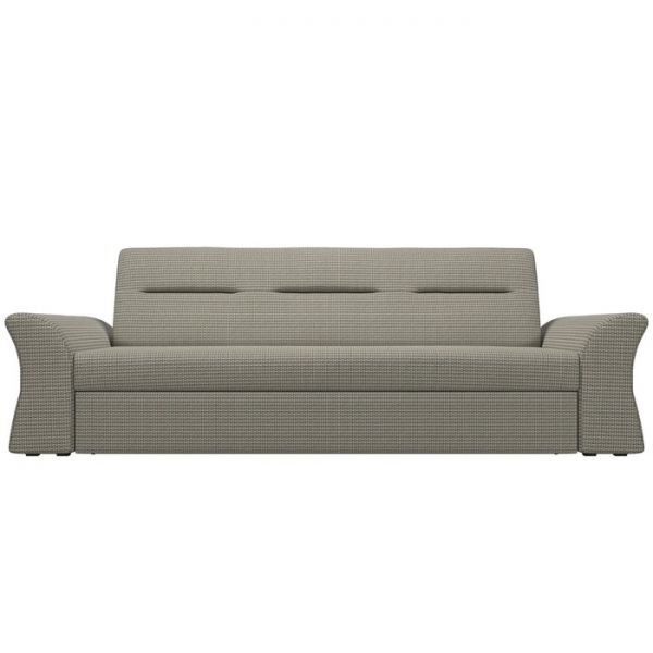 Прямой диван «Клайд», механизм дельфин, рогожка, цвет бежевый