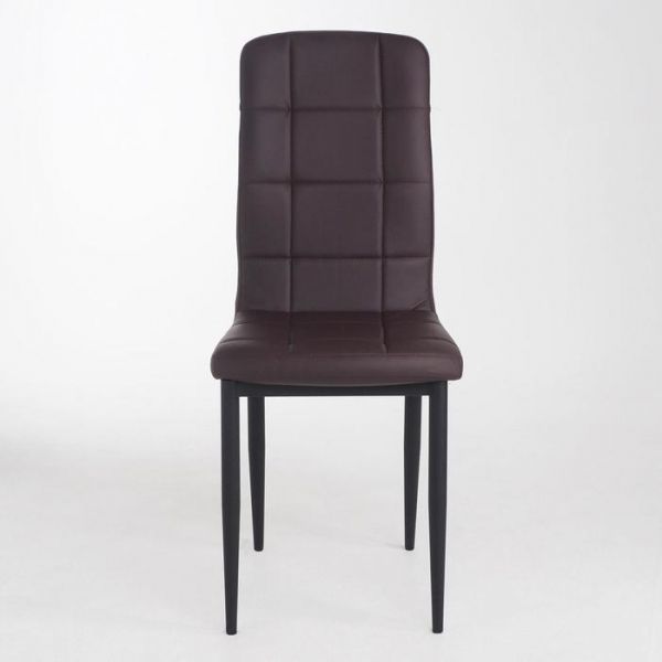 Стул "Квадро" Металл черный/AERO кремовый