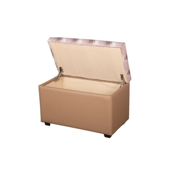 Прихожая  Принт 700х380х1900 бежево-розовый/экокожа коричневый