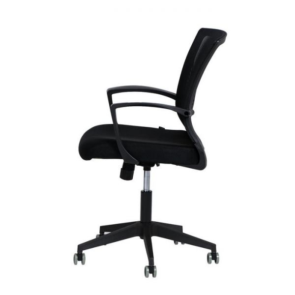 Кресло оператора BRABIX Wings MG-309, с подлокотниками, черное, 532015