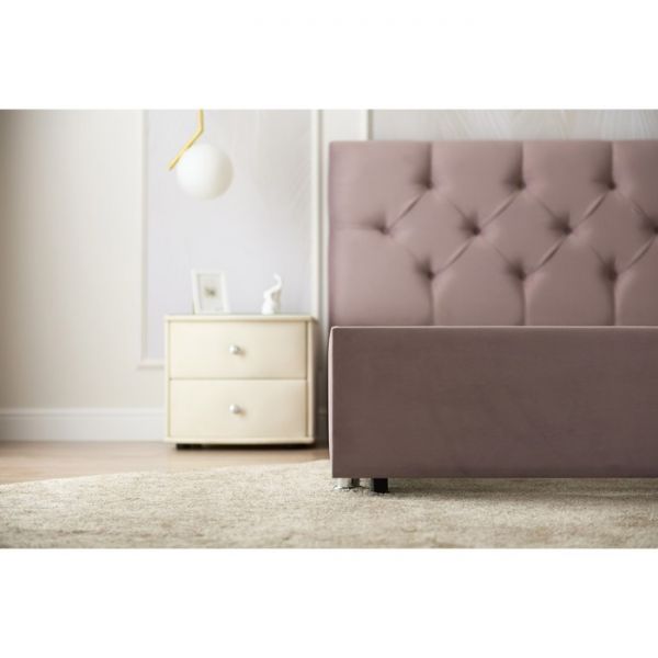 Кровать «Монблан» без ПМ, 1400 ? 2000 мм, ортопедическое основание, цвет velutto 11