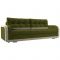 Диван прямой «Марсель», механизм еврокнижка, микровельвет, цвет бежевый / зелёный