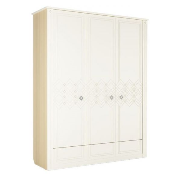 Шкаф 3-створчатый «Капелла 25», 1860 ? 572 ? 2322 мм, цвет туя светлая