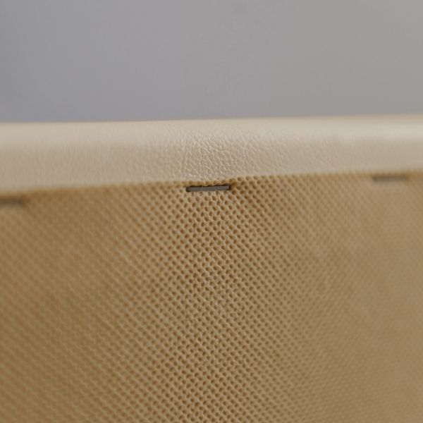 Кровать «Пальмира» без ПМ, 1600х2000 встроенное основание, экокожа, цвет бежевый