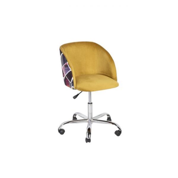 Офисный Стул Милли Канада 03 микровелюр карамель/ хром