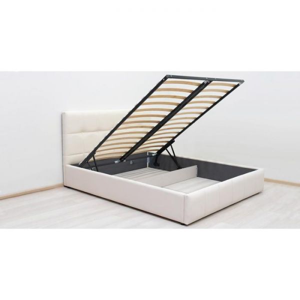 Кровать Хлоя, 1600х2000, ортопедическое осн+ПМ, Крем