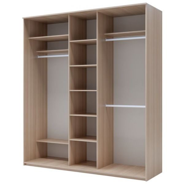 Шкаф-Купе Хит-23-20-151, 2300х2000х620 Ясень шимо темный