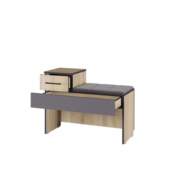 Обувница «Эльза 5.2», 800 ? 350 ? 614 мм, цвет дуб сонома