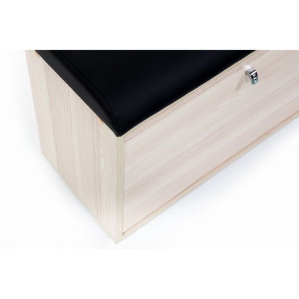 Обувница МС 1(118), 620х300х460, Ясень/Черный