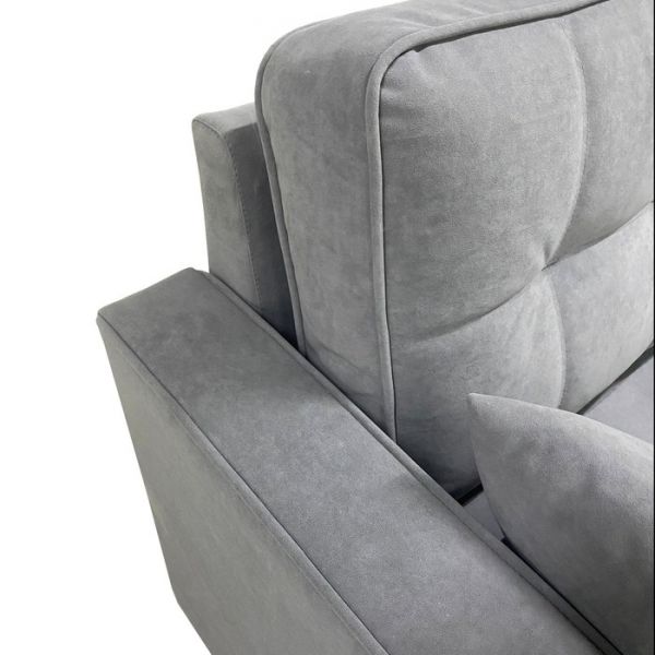 Угловой диван «Фаворит», механизм дельфин, цвет бинго бежевый