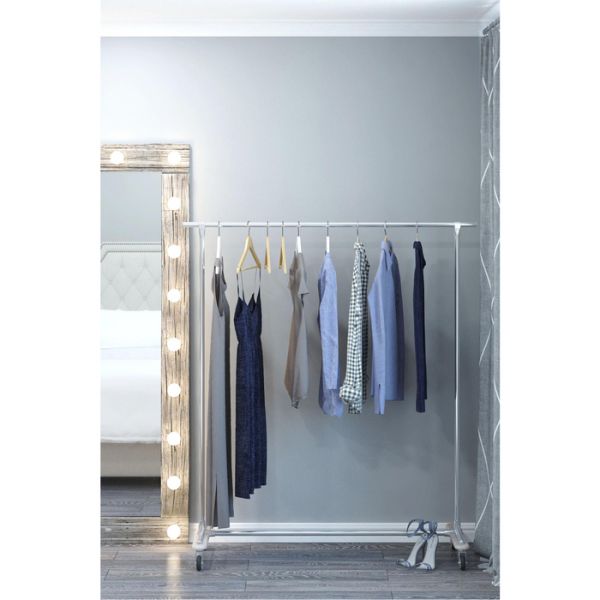 Вешалка гардеробная «Ольстер 1400», 1400 ? 500 ? 1580 мм, цвет дуб белёный