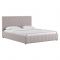 Кровать Милана, 1600х2000, ортопедическое осн+ПМ, Вивальди 4/Серо-сливочный