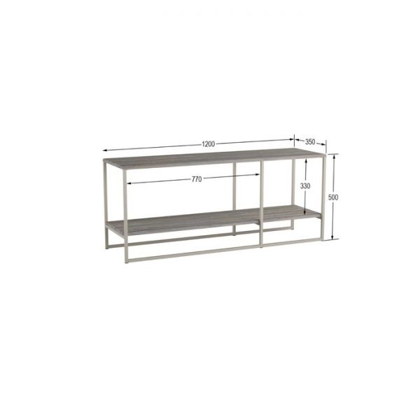 Консоль «Катрин 1200», 1200 ? 350 ? 500 мм, цвет скания темная