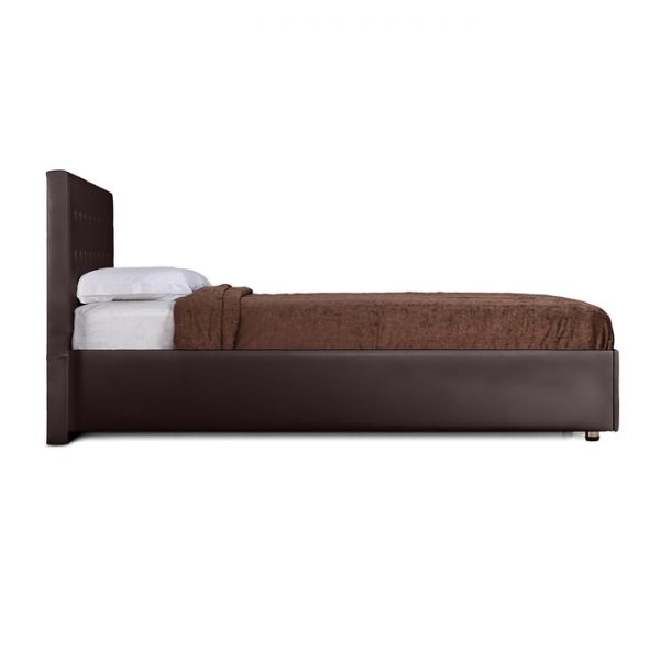 Кровать «Космопорт» с ПМ, 140х200 см, ортопедическое основание, цвет коричневый