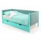 Детская кровать-тахта мягкая Svogen мятный