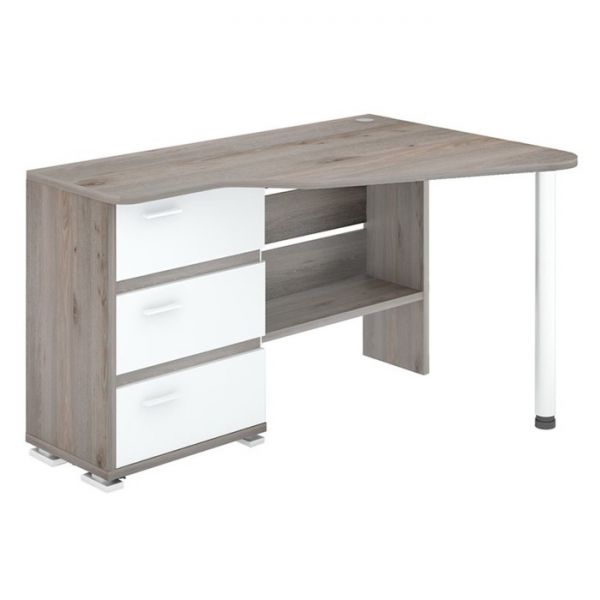 Стол СР-322С, угол правый, 1340 ? 900 ? 740 мм, цвет белый жемчуг