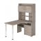 Стол компьютерный «СР 133» с надстройкой, 1010 ? 1300 ? 1750 мм, левый, цвет нельсон