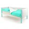 Детская кровать-тахта мягкая Svogen мятно-белый