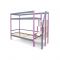Детская двухъярусная кровать Бельмарко Svogen лаванда-графит