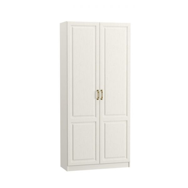 Шкаф для одежды Ливерпуль, 1000х414х2203, Белый/Ясень ваниль