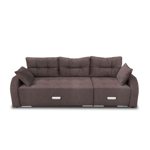 Диван трансформер «Милан», с выдвижным углом, пантограф, рогожка, цвет savana plus beige