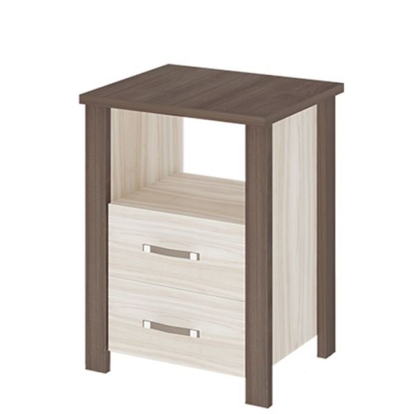 Тумба высокая, 520 ? 460 ? 750 мм, цвет нельсон / белый