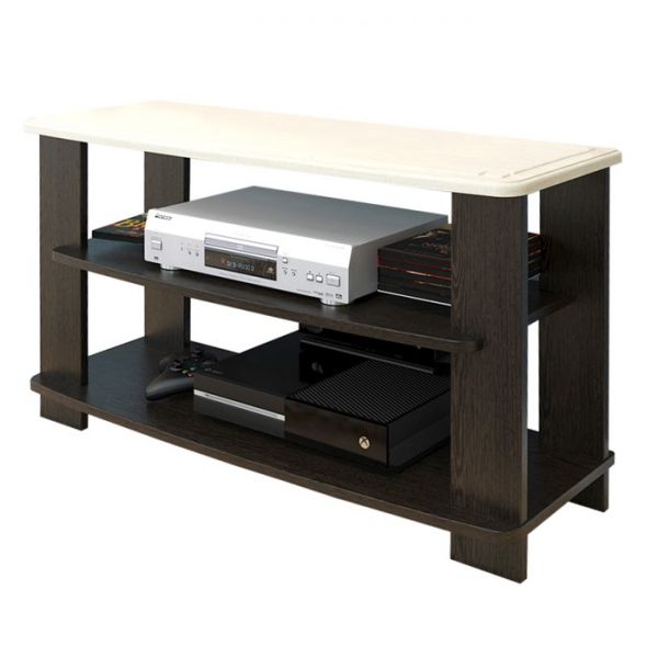 Тумба под ТВ Сибирь 905х340х500 венге-магия/дуб выбеленый